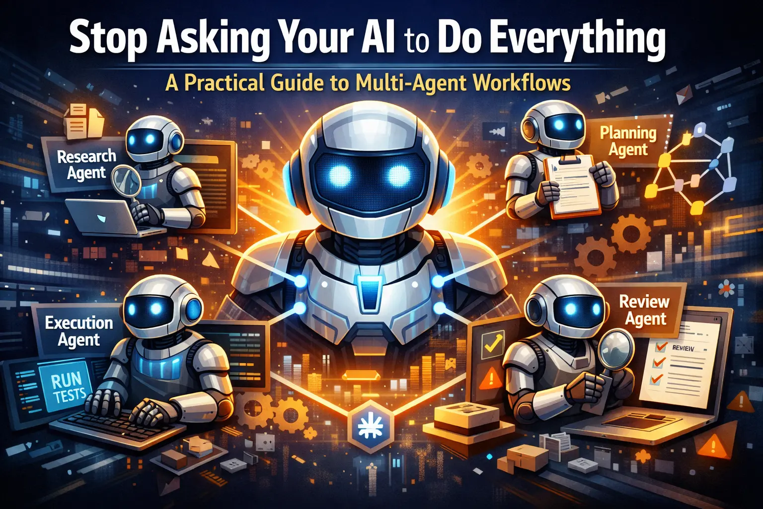 Stop Asking Your AI to Do Everything: A Practical Guide to Multi-Agent Workflows